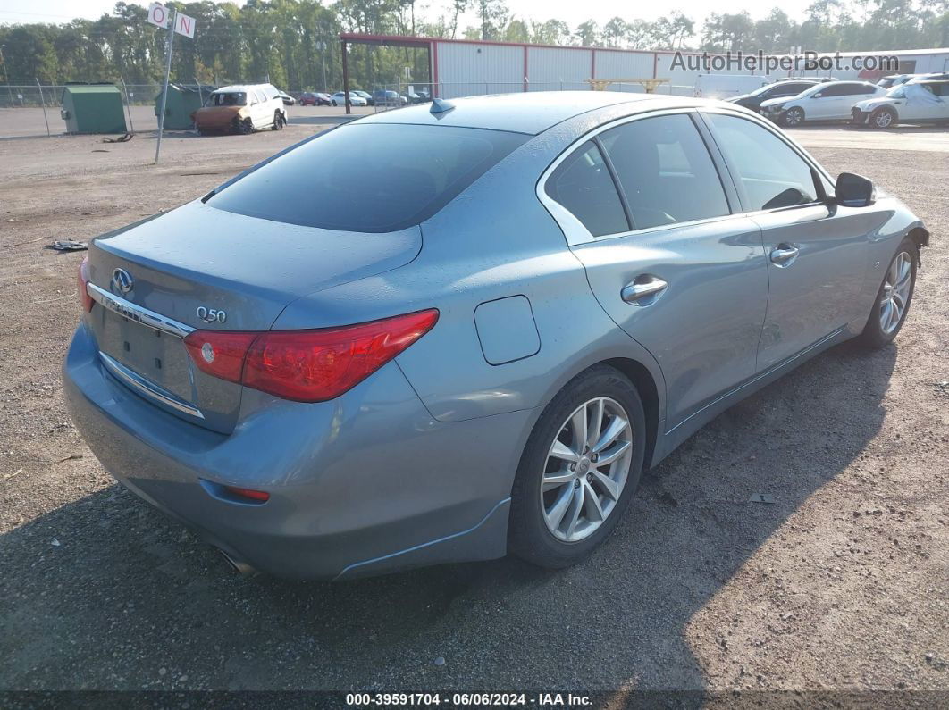 2014 Infiniti Q50 Premium Серебряный vin: JN1BV7AP2EM685085