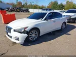 2014 Infiniti Q50 Premium White vin: JN1BV7AP2EM690528