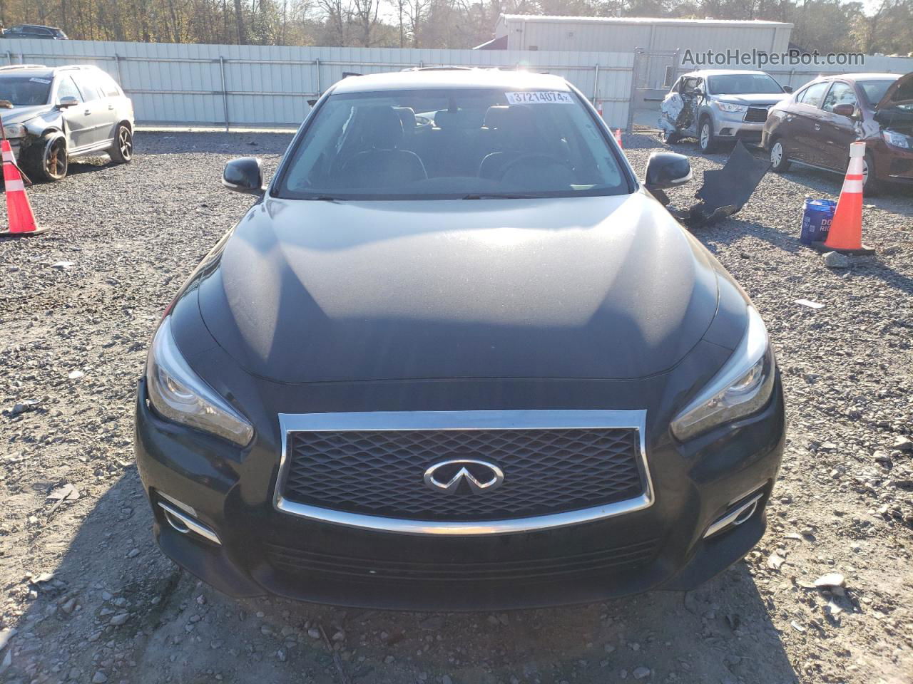 2014 Infiniti Q50 Base Black vin: JN1BV7AP2EM693042