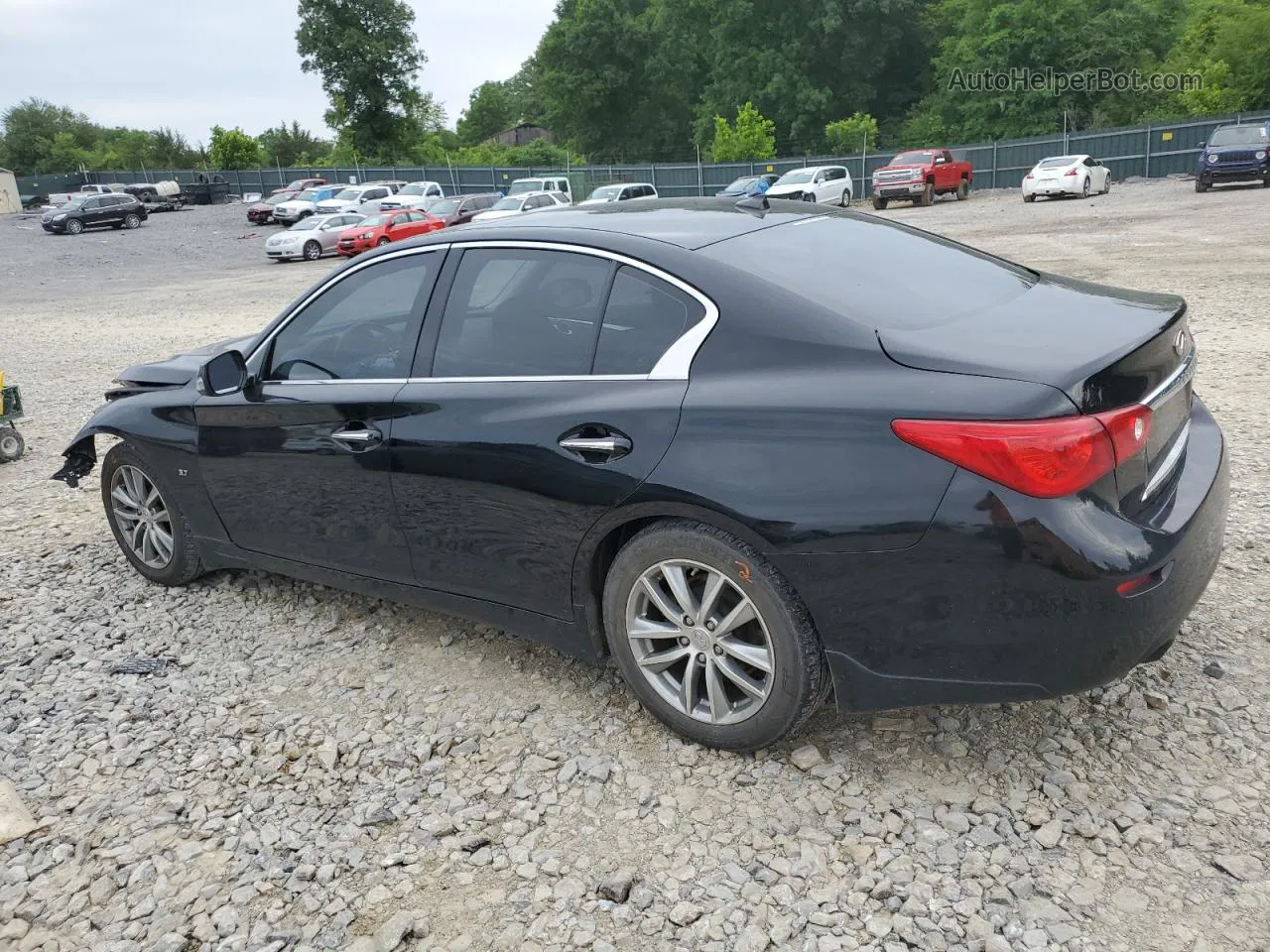 2015 Infiniti Q50 Base Black vin: JN1BV7AP2FM335733