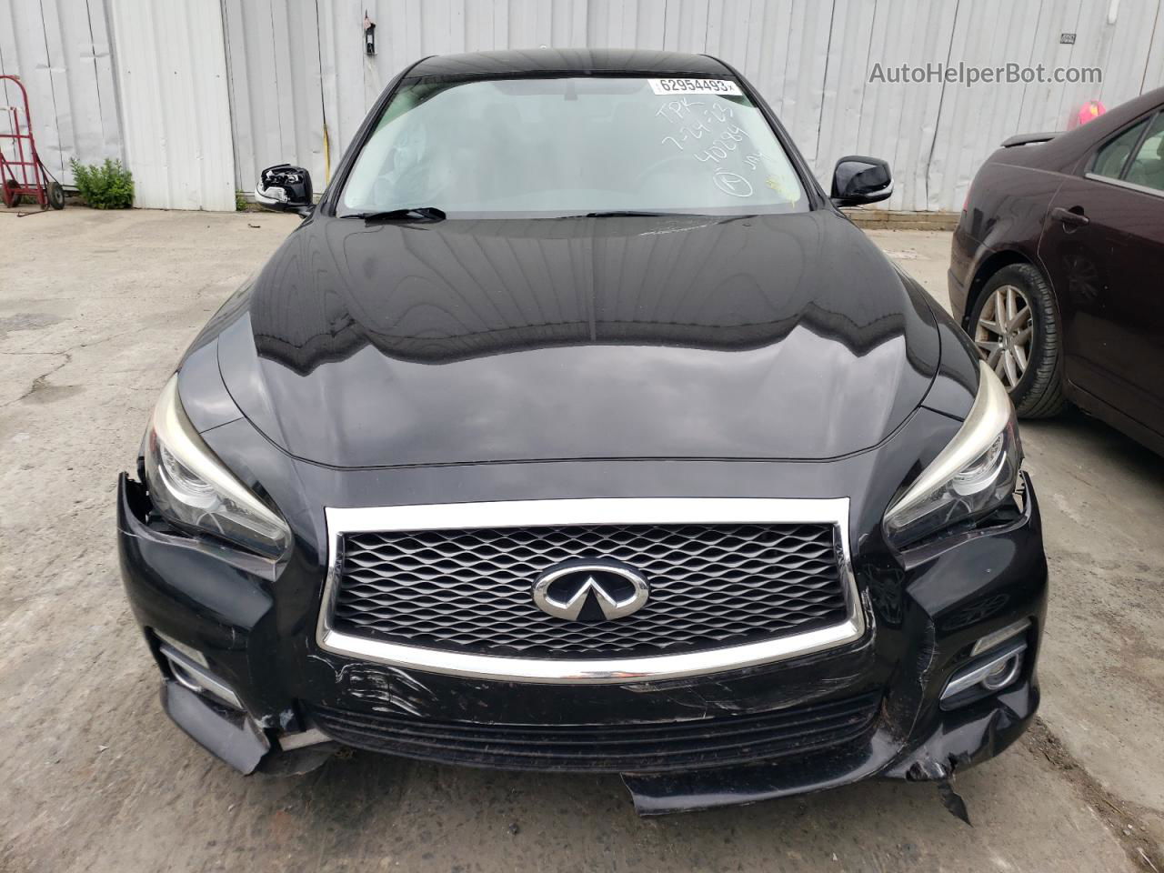 2015 Infiniti Q50 Base Black vin: JN1BV7AP2FM340284