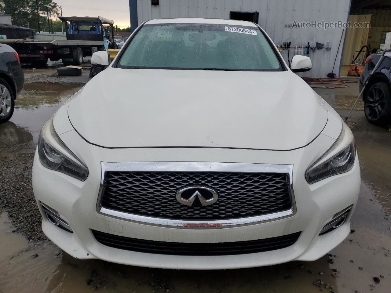 2015 Infiniti Q50 Base Белый vin: JN1BV7AP2FM347414