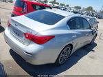 2015 Infiniti Q50 Sport Silver vin: JN1BV7AP2FM348840