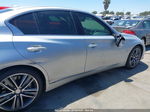 2015 Infiniti Q50 Sport Silver vin: JN1BV7AP2FM348840