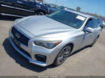 2015 Infiniti Q50 Sport Silver vin: JN1BV7AP2FM348840