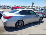 2015 Infiniti Q50 Sport Silver vin: JN1BV7AP2FM348840