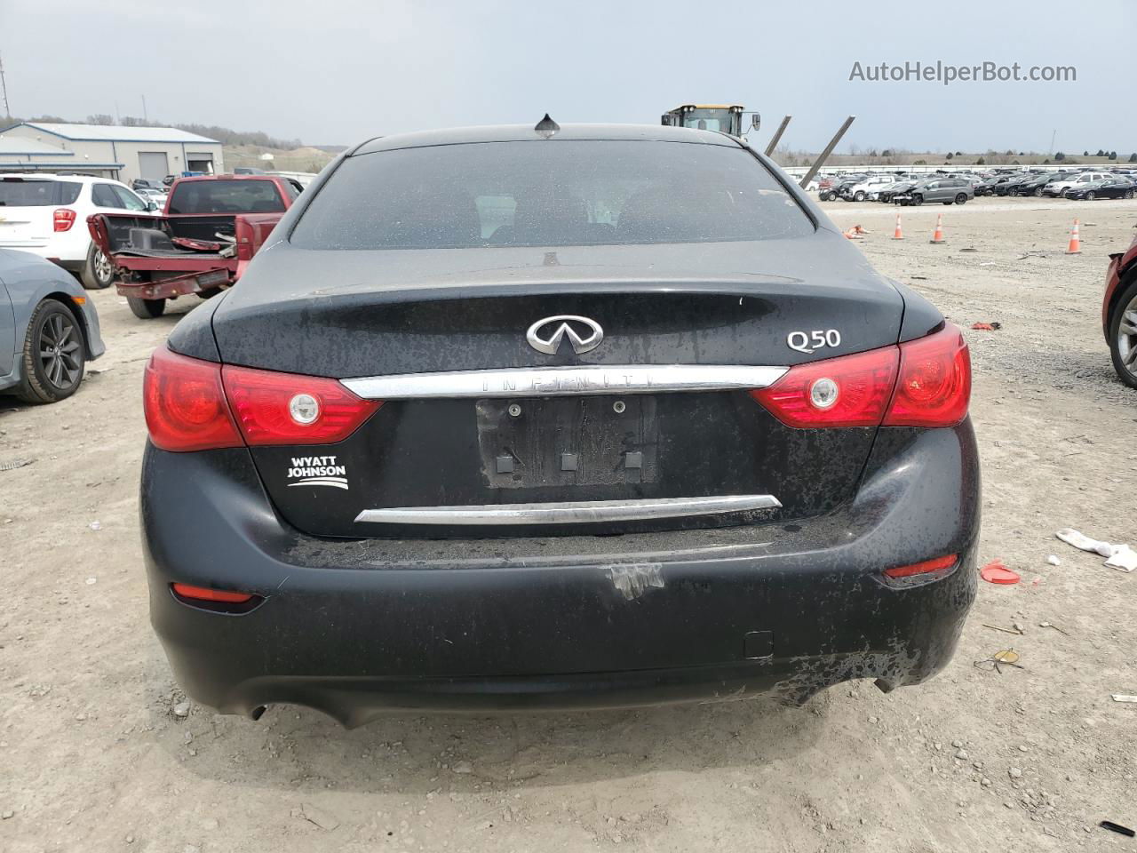 2015 Infiniti Q50 Base Черный vin: JN1BV7AP2FM358932