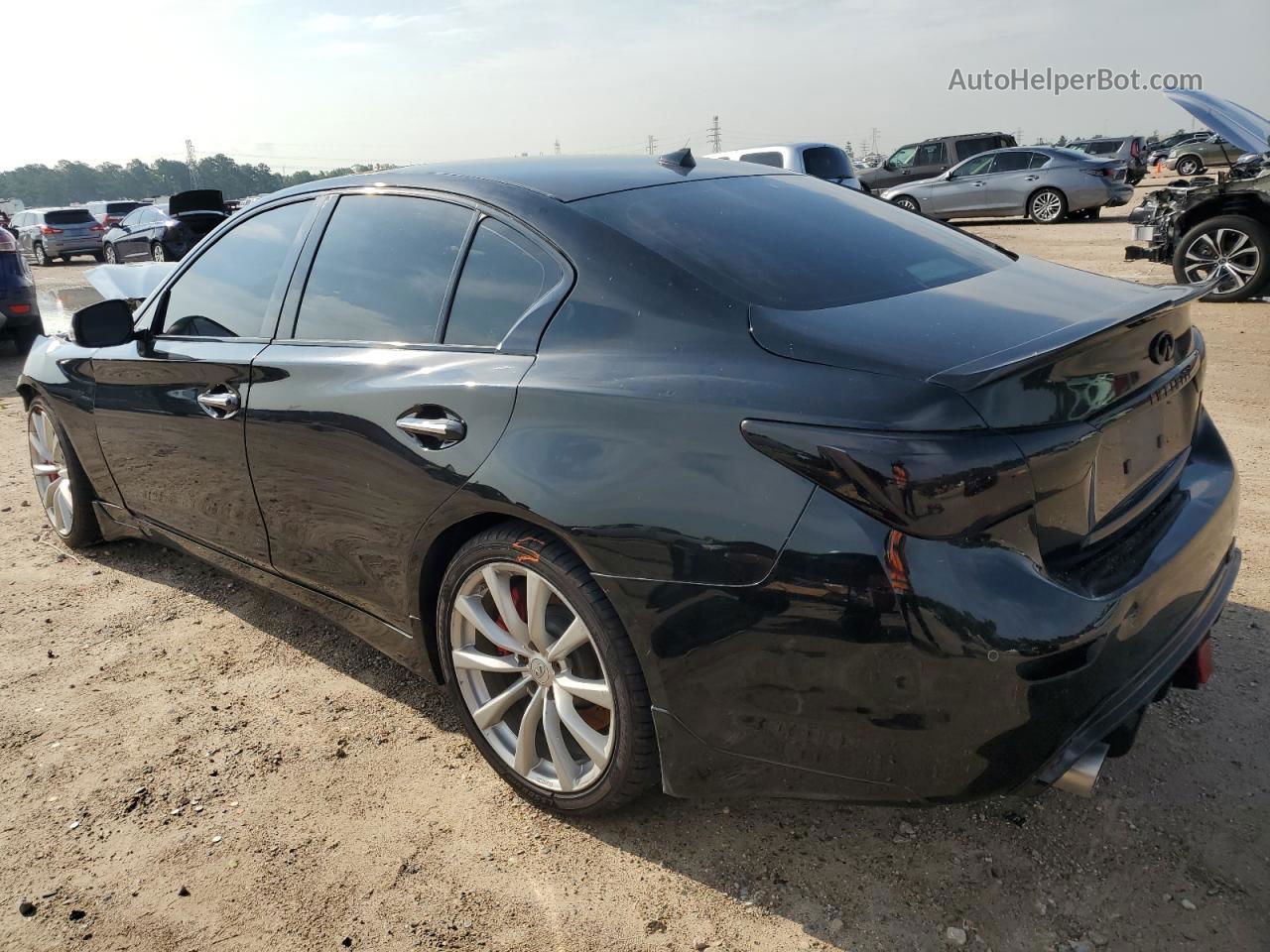 2014 Infiniti Q50 Base Black vin: JN1BV7AP3EM677058