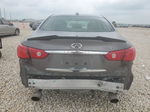 2014 Infiniti Q50 Base Charcoal vin: JN1BV7AP3EM687170