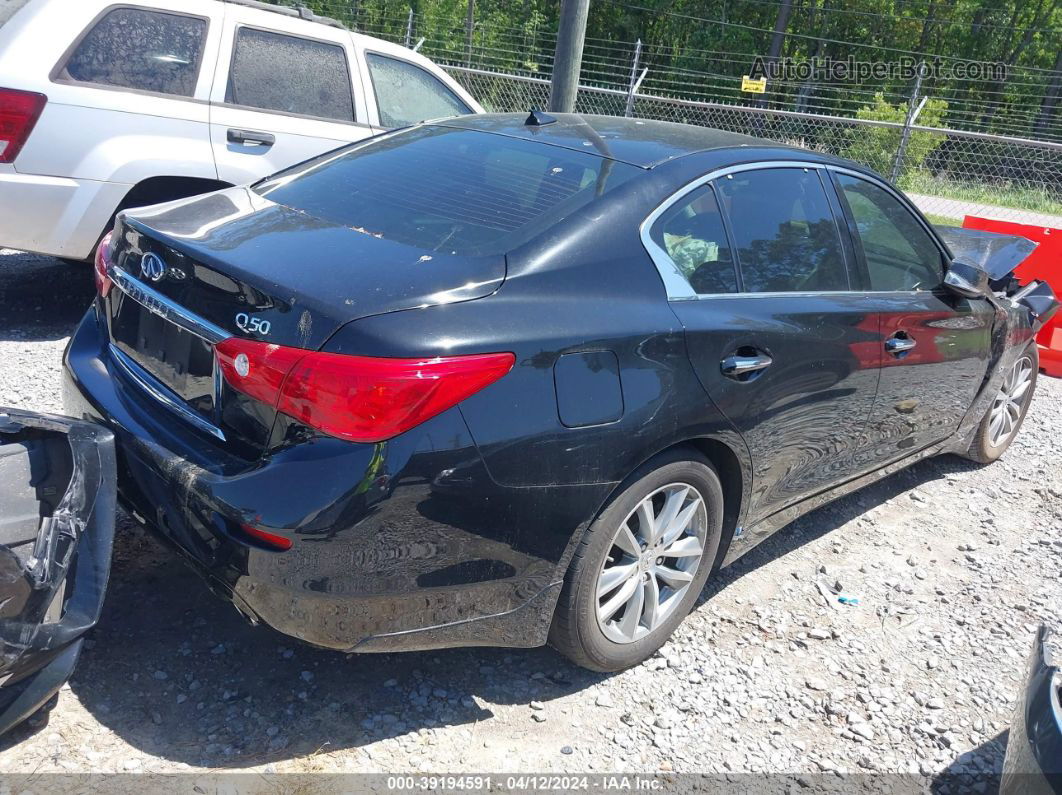 2014 Infiniti Q50 Premium Black vin: JN1BV7AP3EM689310