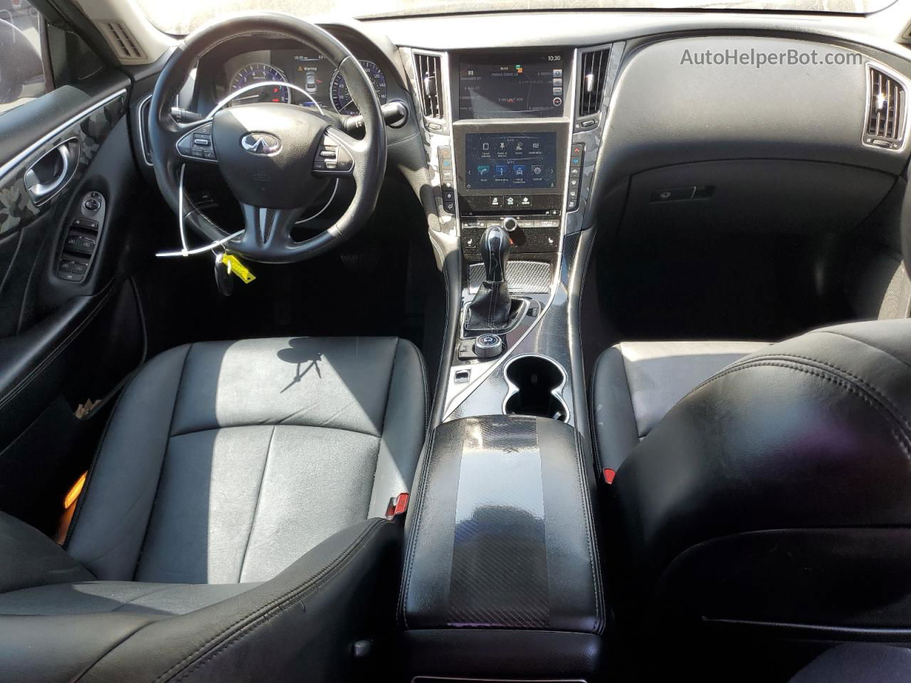 2015 Infiniti Q50 Base Белый vin: JN1BV7AP3FM337474