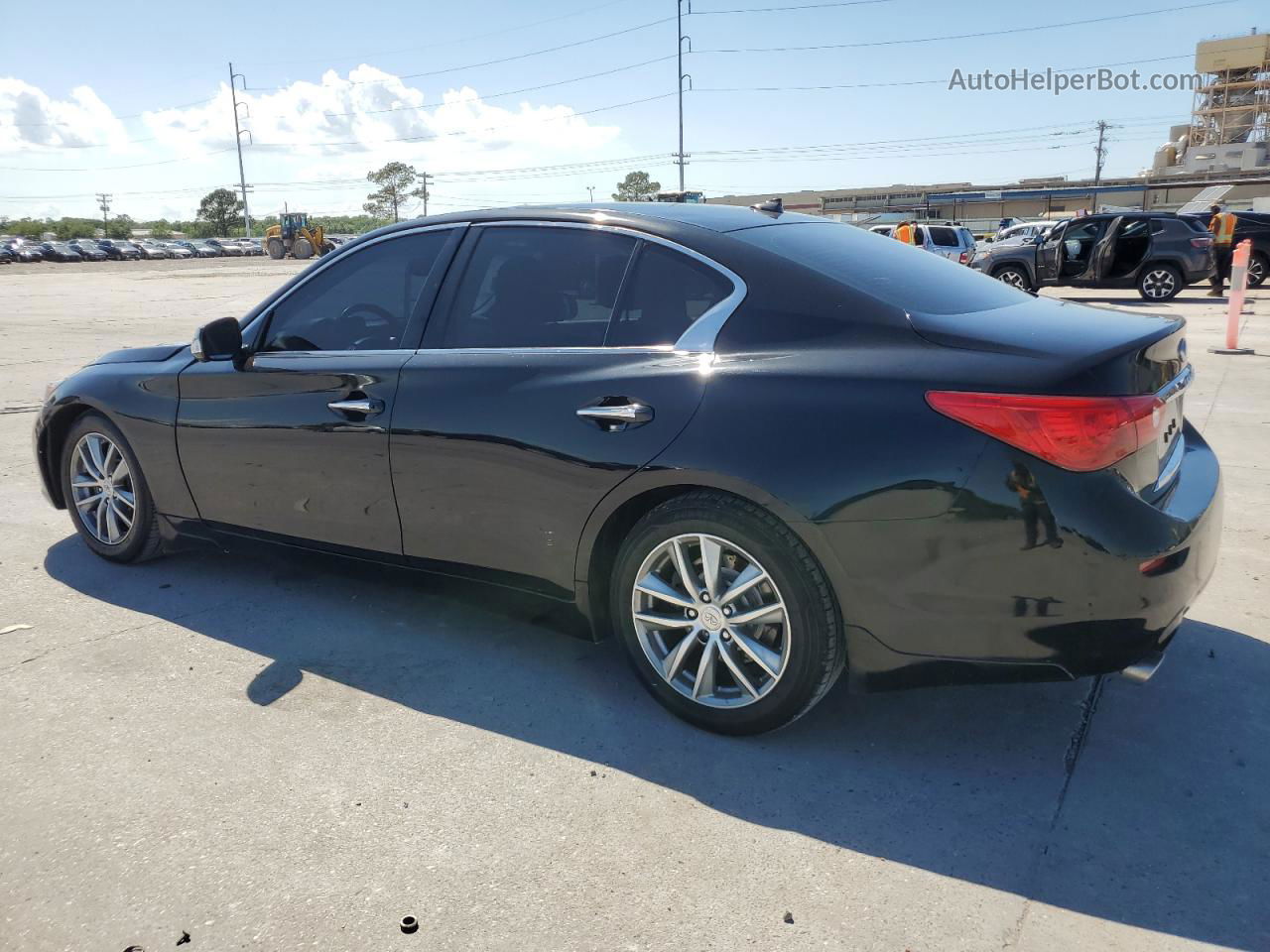 2015 Infiniti Q50 Base Black vin: JN1BV7AP3FM347406