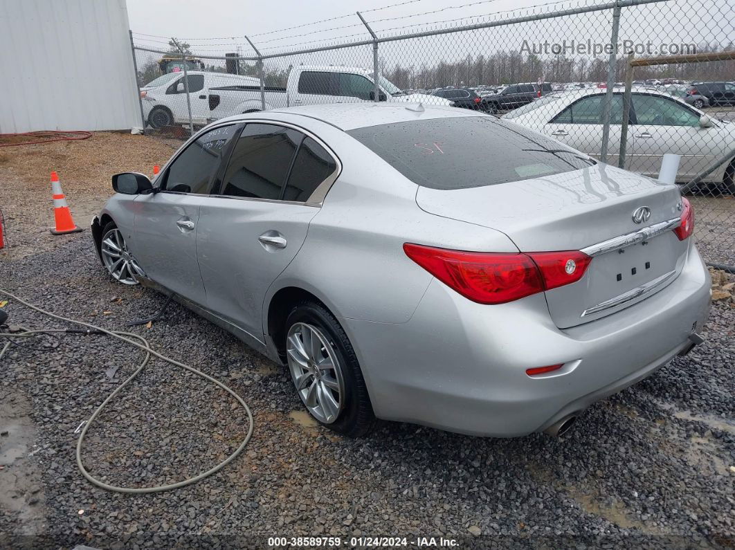 2015 Infiniti Q50 Premium Silver vin: JN1BV7AP3FM351276