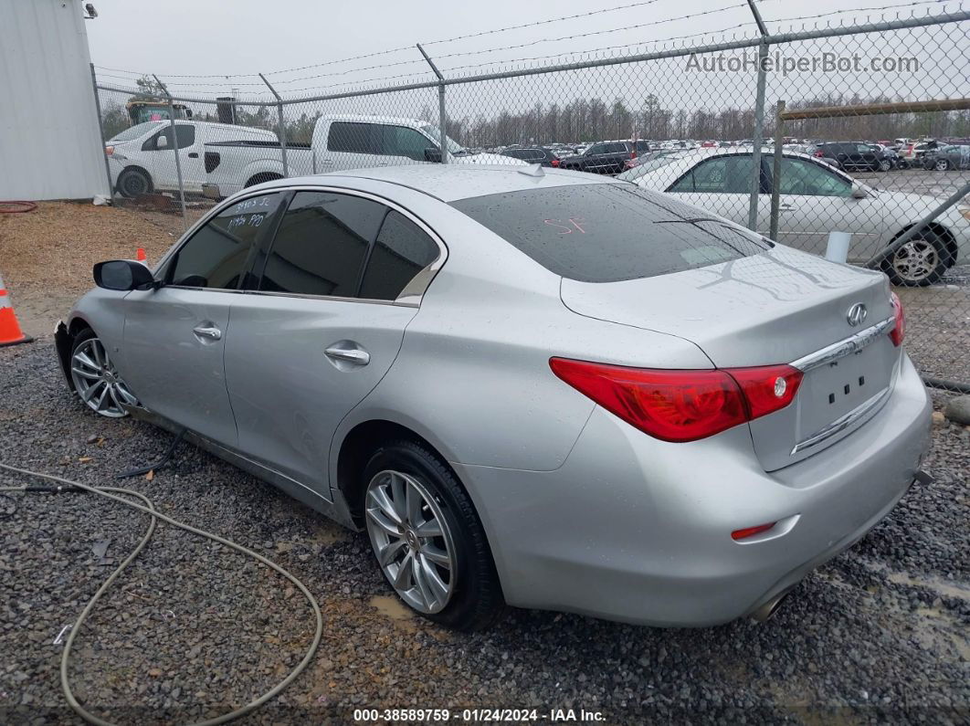 2015 Infiniti Q50 Premium Silver vin: JN1BV7AP3FM351276