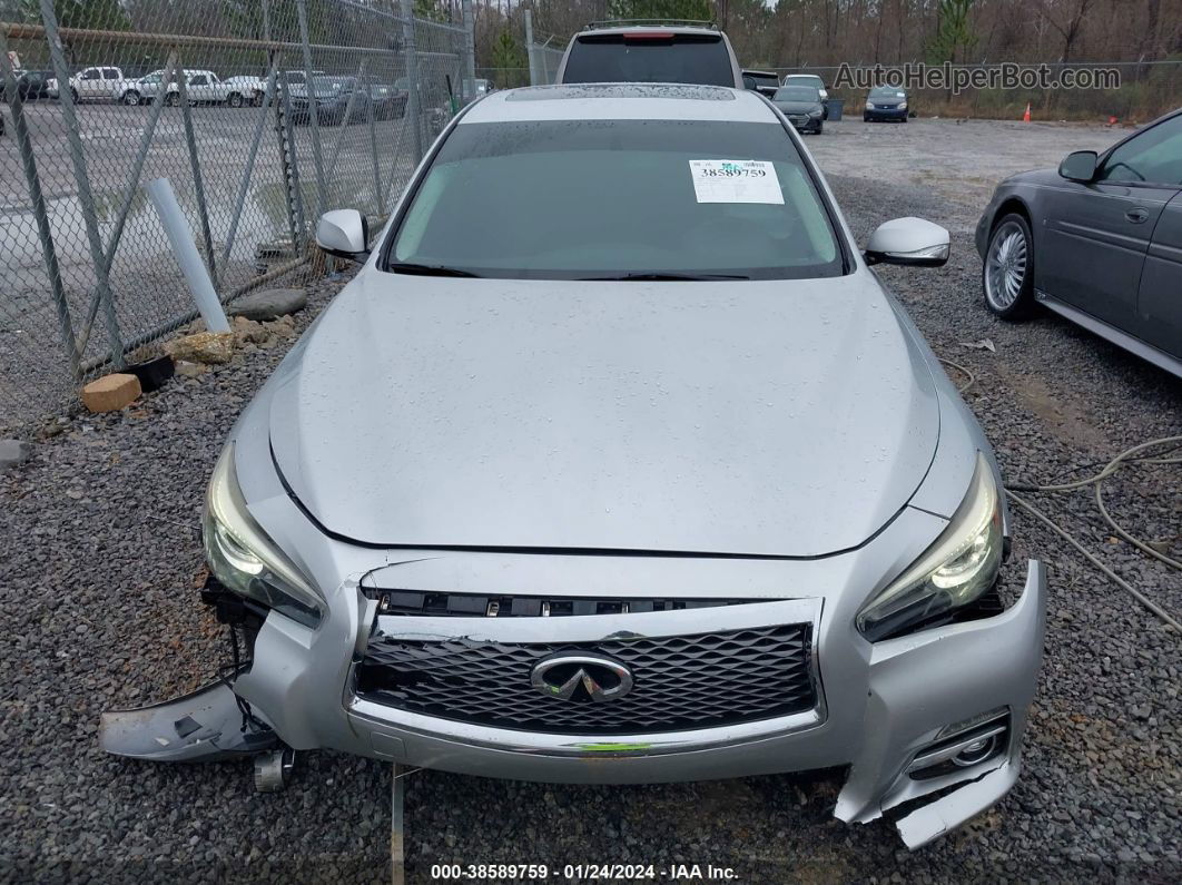 2015 Infiniti Q50 Premium Silver vin: JN1BV7AP3FM351276