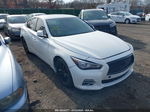 2015 Infiniti Q50 Premium White vin: JN1BV7AP3FM351326