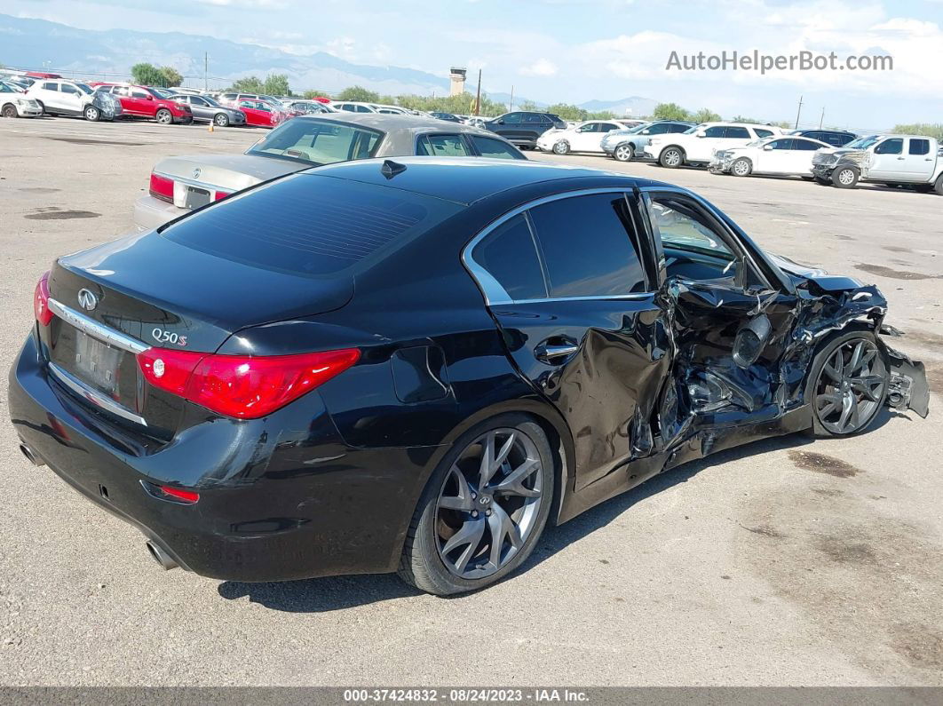 2015 Infiniti Q50 Sport Черный vin: JN1BV7AP3FM355876