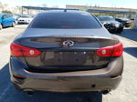 2014 Infiniti Q50 Base Brown vin: JN1BV7AP4EM676131