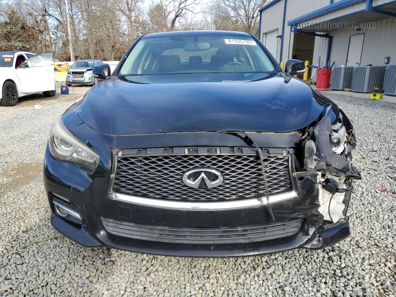 2014 Infiniti Q50 Base Black vin: JN1BV7AP4EM687808