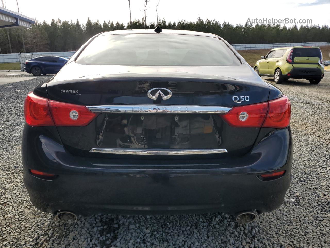 2014 Infiniti Q50 Base Black vin: JN1BV7AP4EM687808