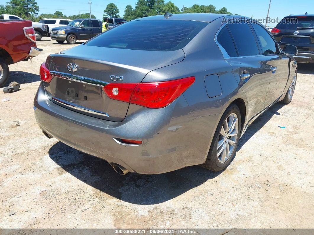 2014 Infiniti Q50   Gray vin: JN1BV7AP4EM689073