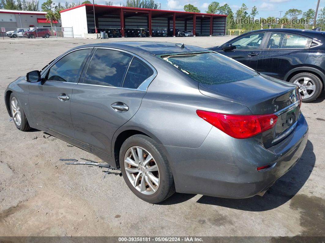 2015 Infiniti Q50   Gray vin: JN1BV7AP4FM331022