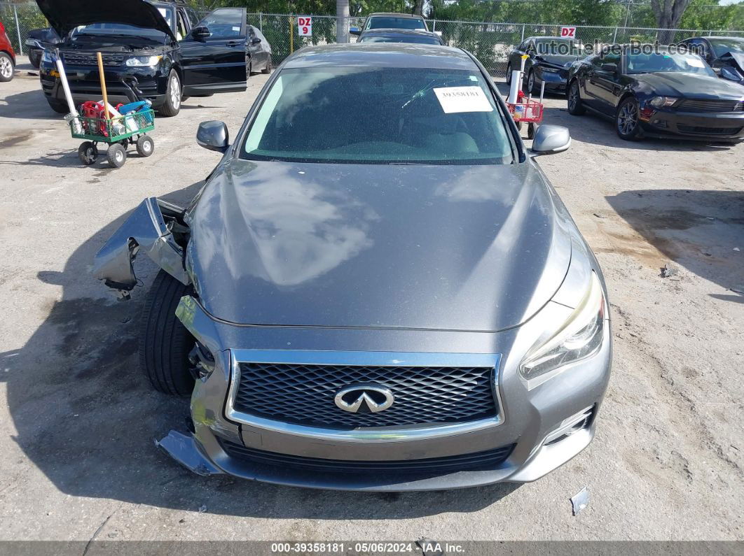 2015 Infiniti Q50   Gray vin: JN1BV7AP4FM331022