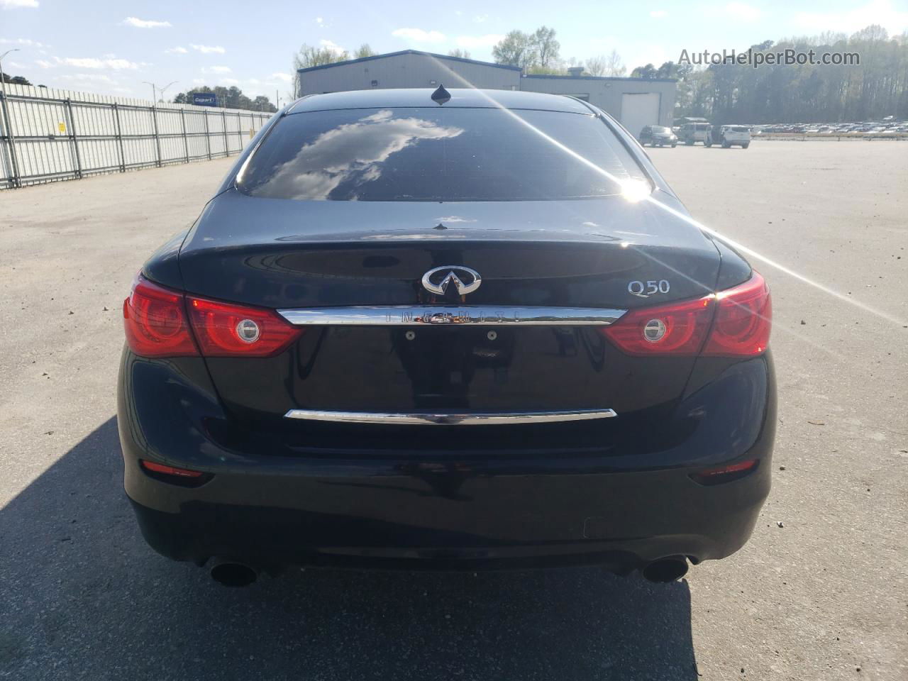 2015 Infiniti Q50 Base Black vin: JN1BV7AP4FM334244