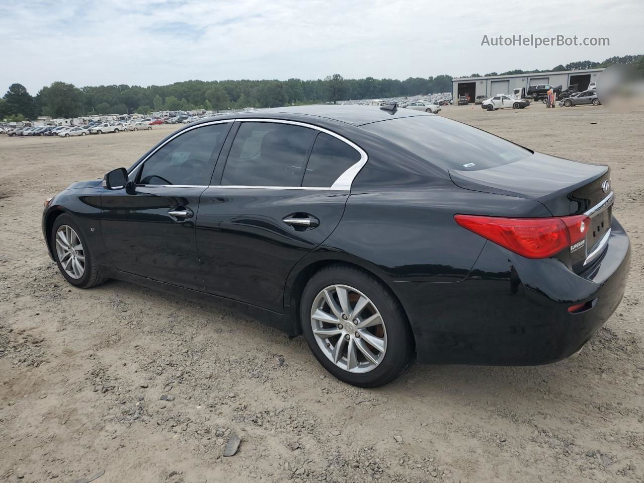 2015 Infiniti Q50 Base Black vin: JN1BV7AP4FM334700