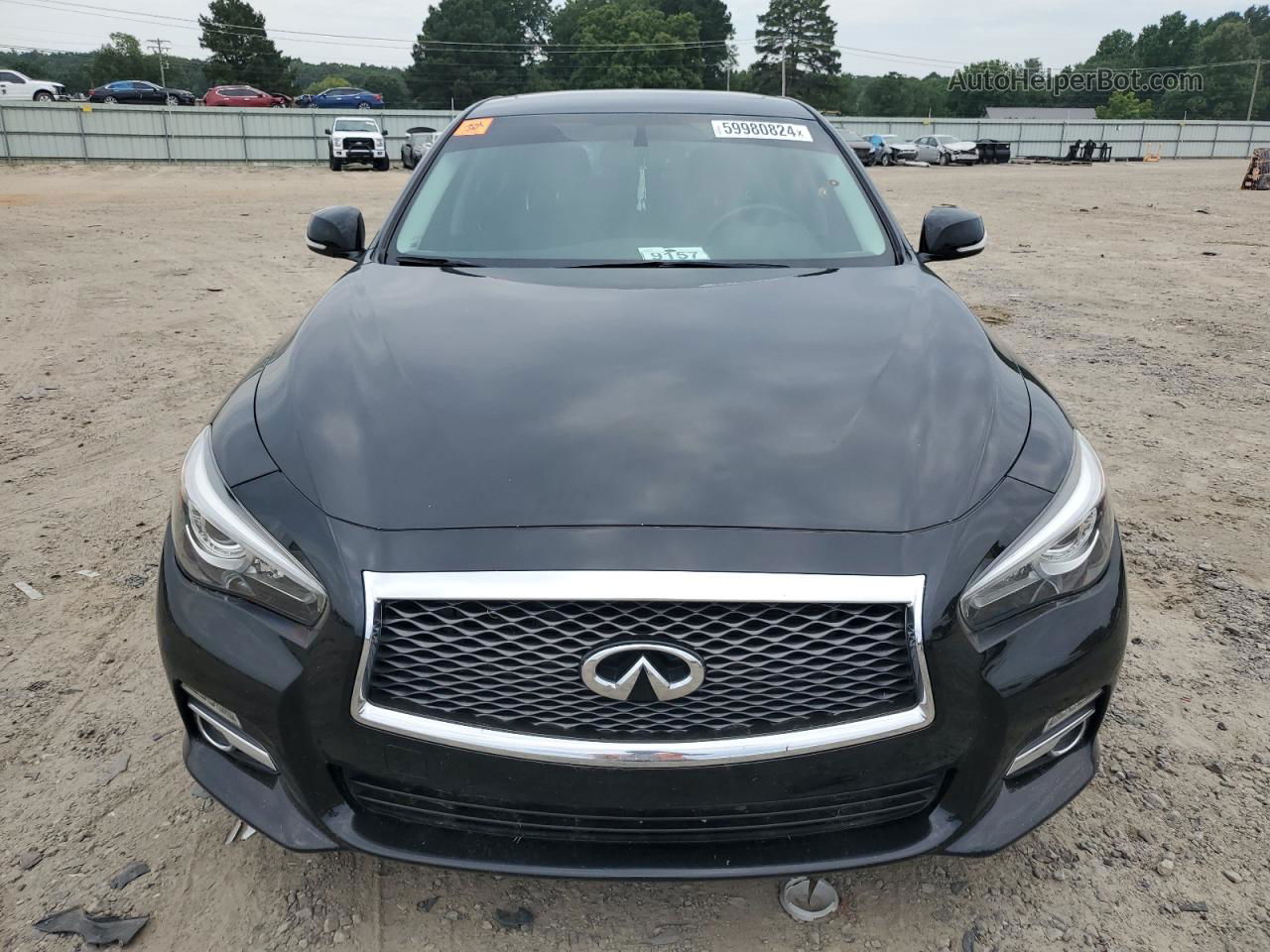 2015 Infiniti Q50 Base Black vin: JN1BV7AP4FM334700