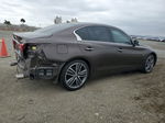 2015 Infiniti Q50 Base Brown vin: JN1BV7AP4FM342036