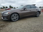 2015 Infiniti Q50 Base Brown vin: JN1BV7AP4FM342036