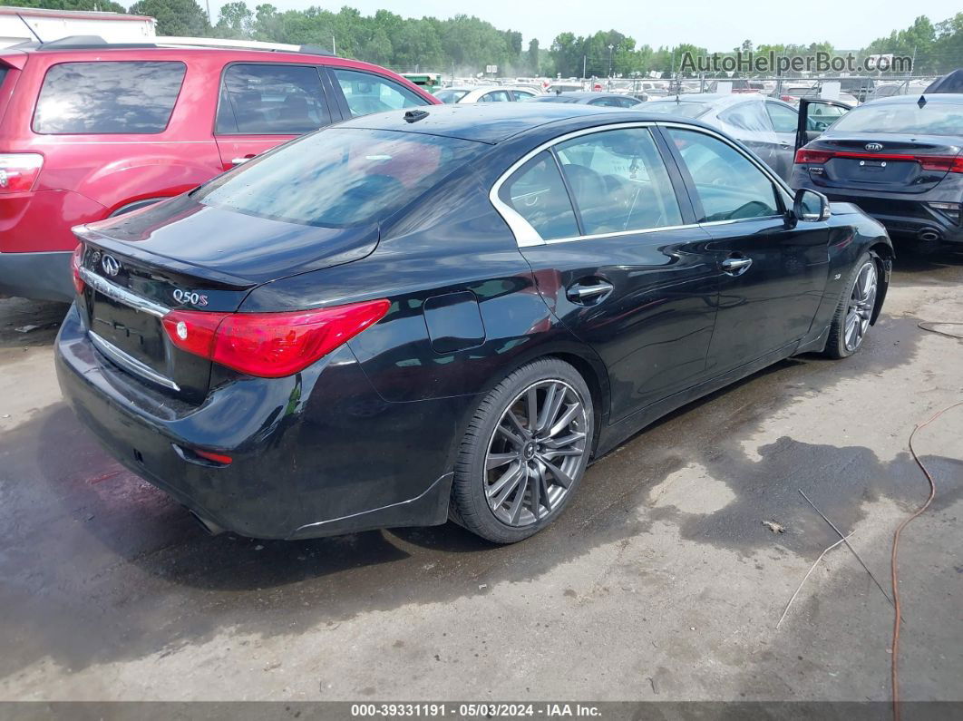 2015 Infiniti Q50 Sport Black vin: JN1BV7AP4FM343588