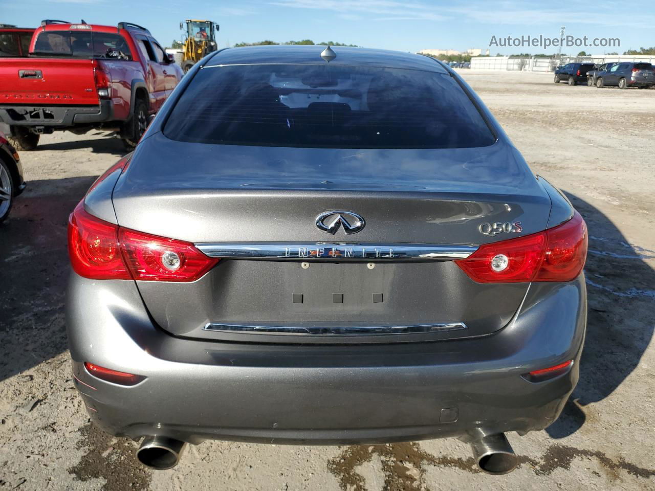 2015 Infiniti Q50 Base Silver vin: JN1BV7AP4FM348869