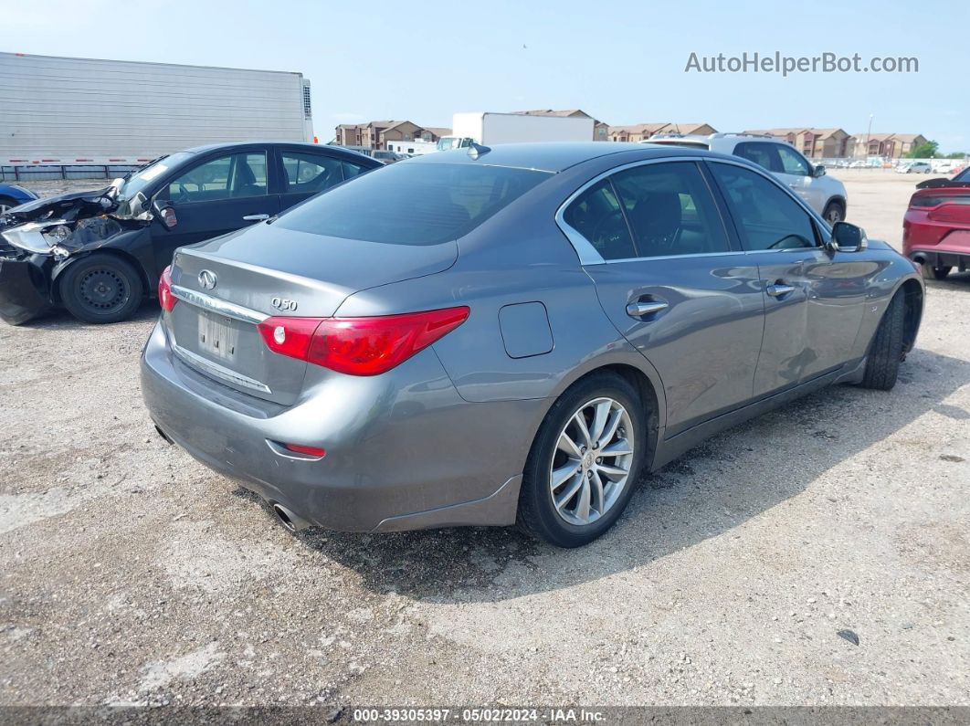 2015 Infiniti Q50 Premium Silver vin: JN1BV7AP4FM354364