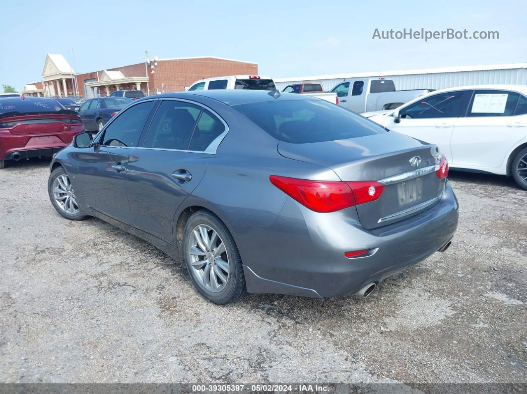 2015 Infiniti Q50 Premium Silver vin: JN1BV7AP4FM354364