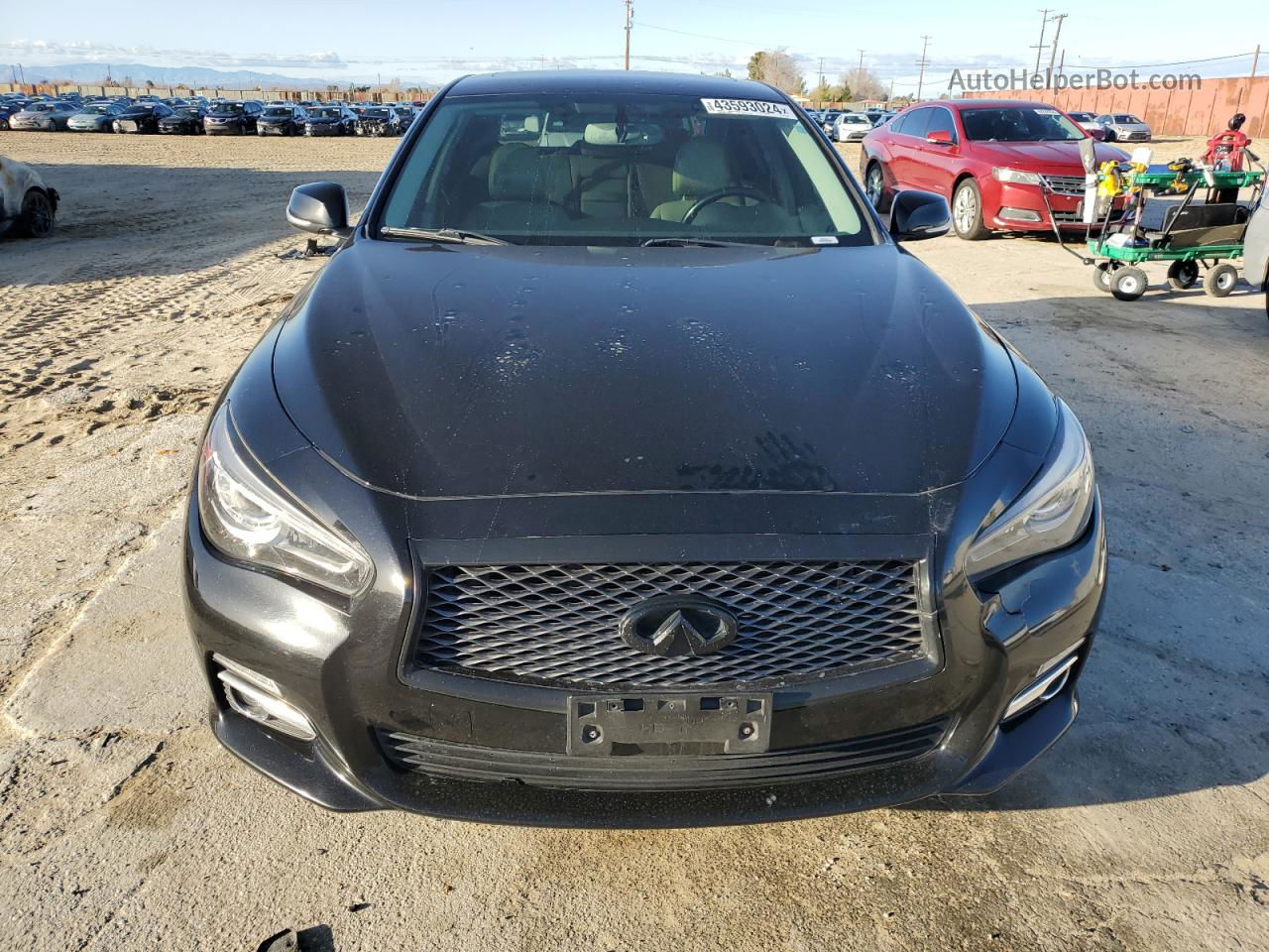 2015 Infiniti Q50 Base Black vin: JN1BV7AP4FM355207