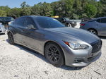 2015 Infiniti Q50 Base Charcoal vin: JN1BV7AP4FM357619