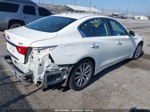 2014 Infiniti Q50 Premium White vin: JN1BV7AP5EM673495