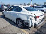 2014 Infiniti Q50 Premium White vin: JN1BV7AP5EM673495