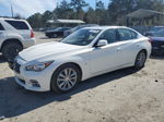 2014 Infiniti Q50 Base White vin: JN1BV7AP5EM674436