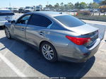 2014 Infiniti Q50 Premium Gray vin: JN1BV7AP5EM676915