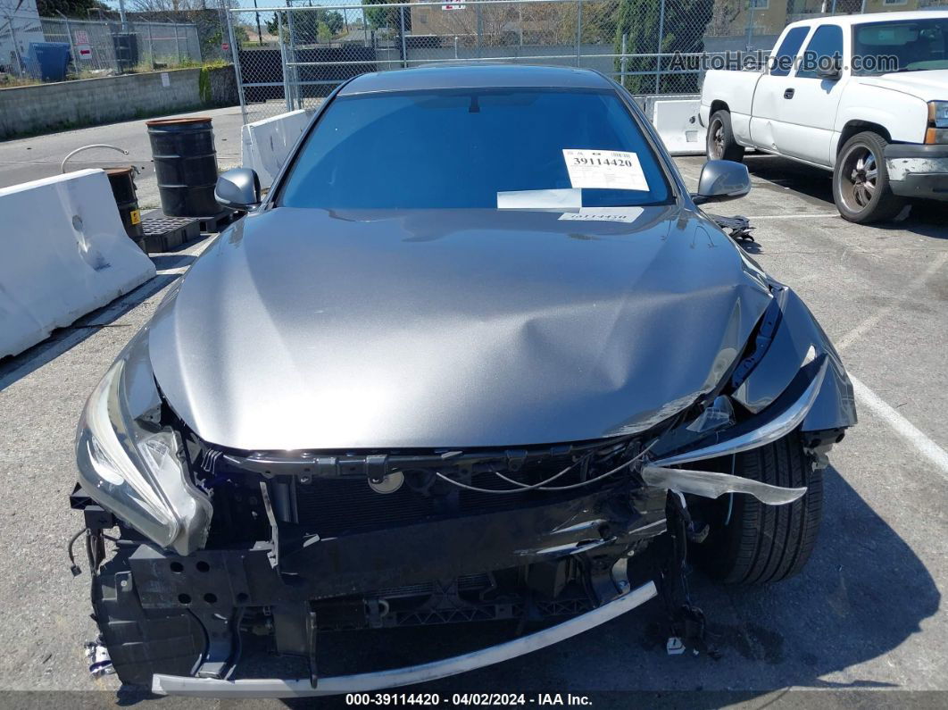 2014 Infiniti Q50 Premium Gray vin: JN1BV7AP5EM676915