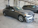 2014 Infiniti Q50 Base Gray vin: JN1BV7AP5EM678986