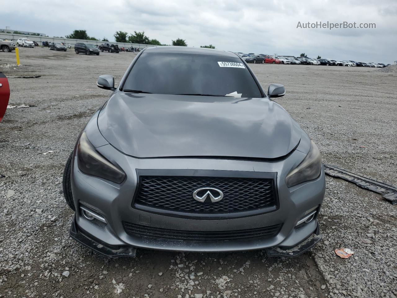 2014 Infiniti Q50 Base Угольный vin: JN1BV7AP5EM679264