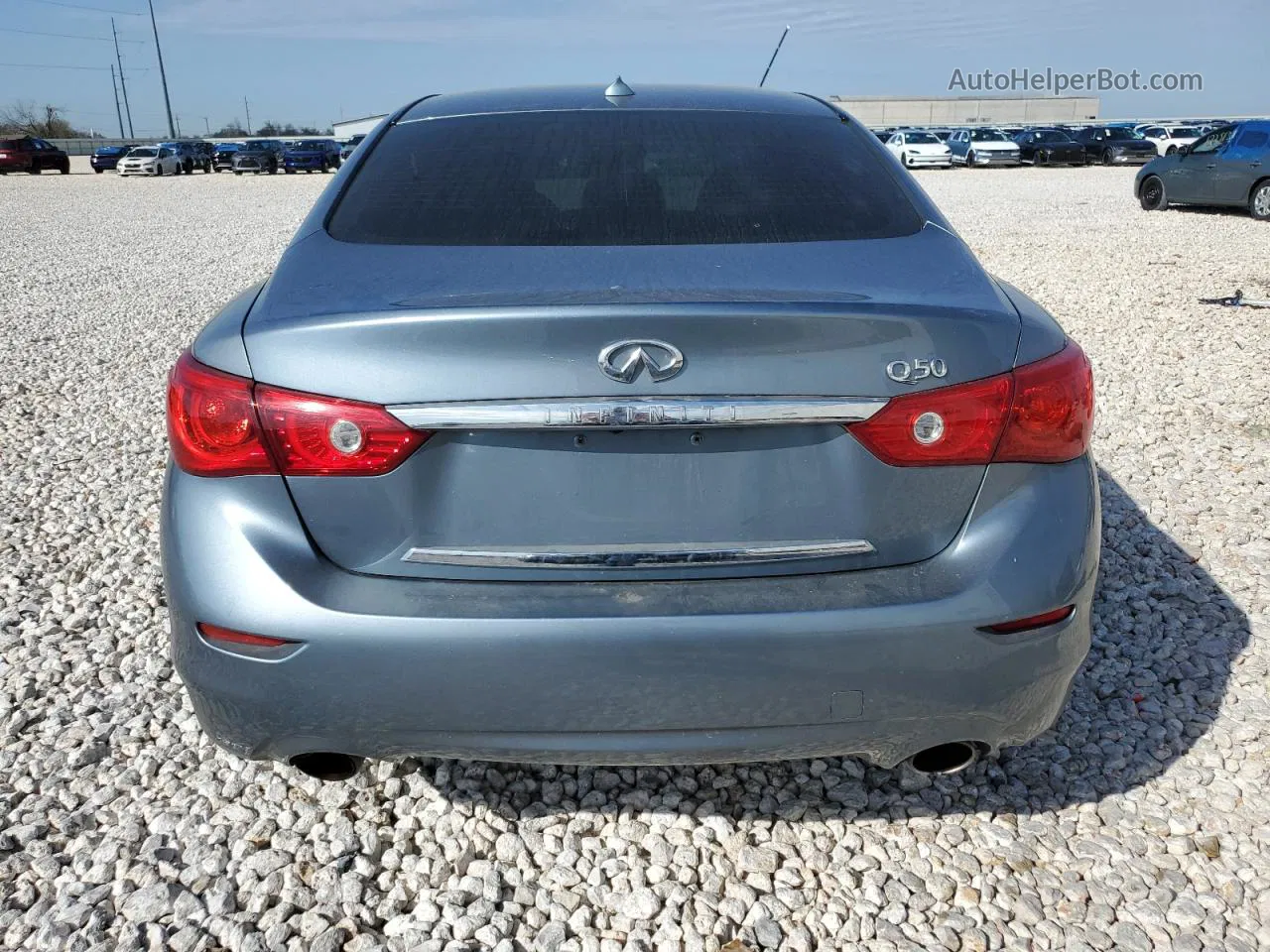 2014 Infiniti Q50 Base Gray vin: JN1BV7AP5EM679832