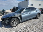 2014 Infiniti Q50 Base Gray vin: JN1BV7AP5EM679832