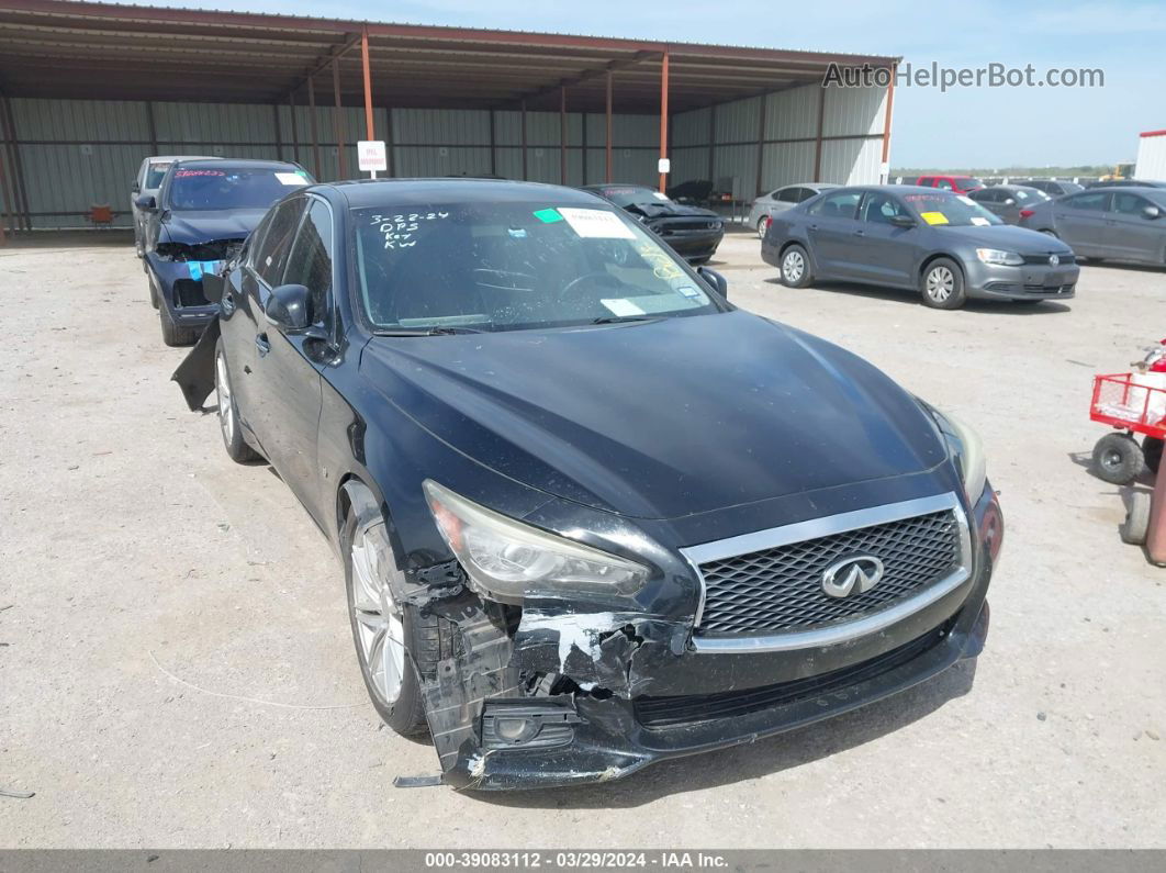 2014 Infiniti Q50 Premium Black vin: JN1BV7AP5EM680320