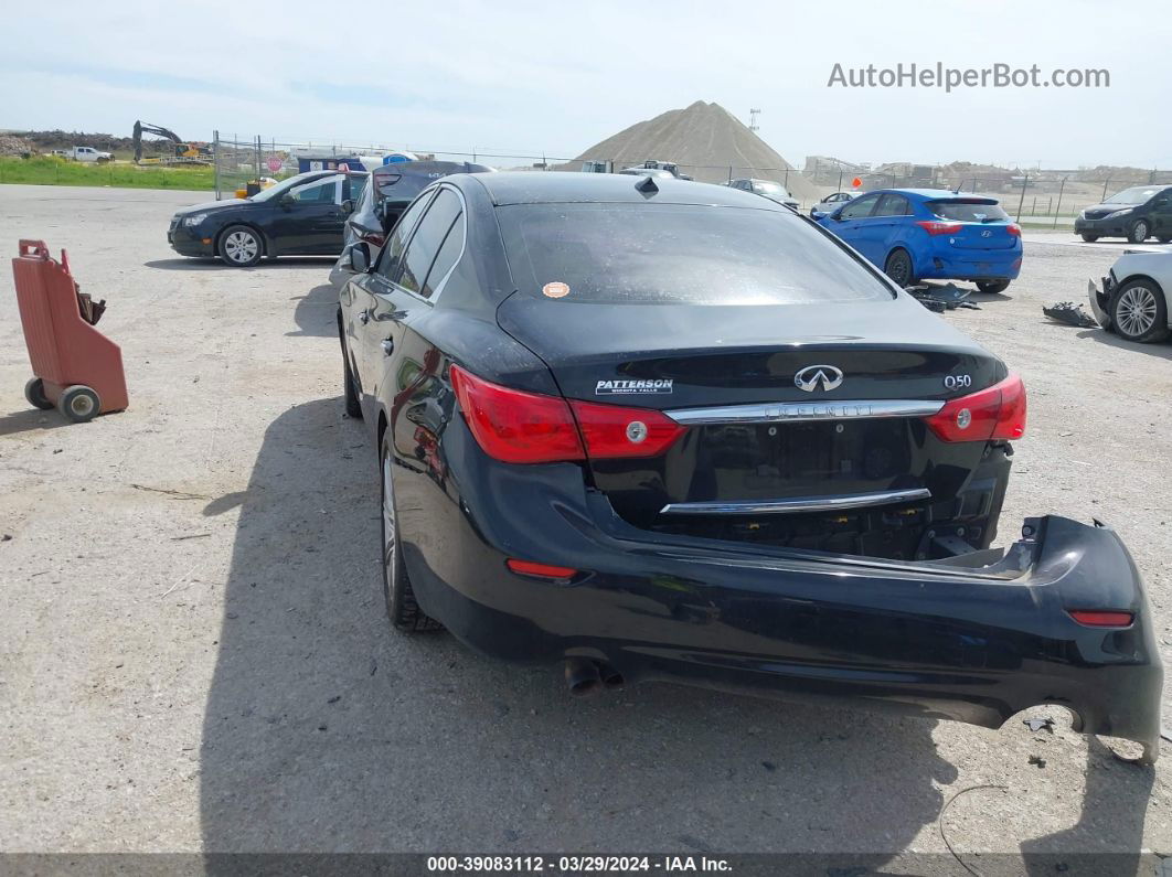 2014 Infiniti Q50 Premium Black vin: JN1BV7AP5EM680320