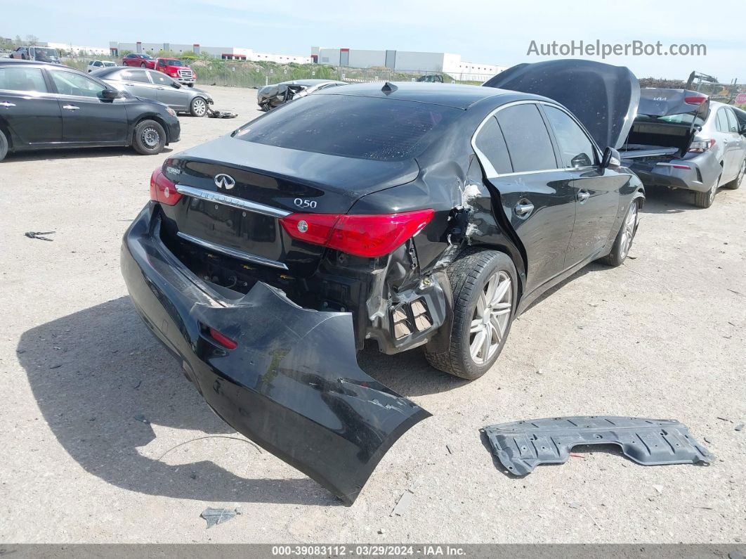 2014 Infiniti Q50 Premium Black vin: JN1BV7AP5EM680320